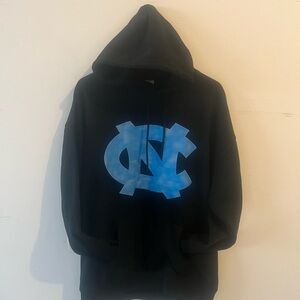 Black Hoodie with Blue NC Logo